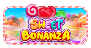 Sweet Bonanza slot artwork — official Pragmatic Play promotional image
